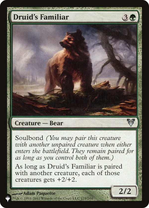 Druid's Familiar - AVR Reprint (PLST)