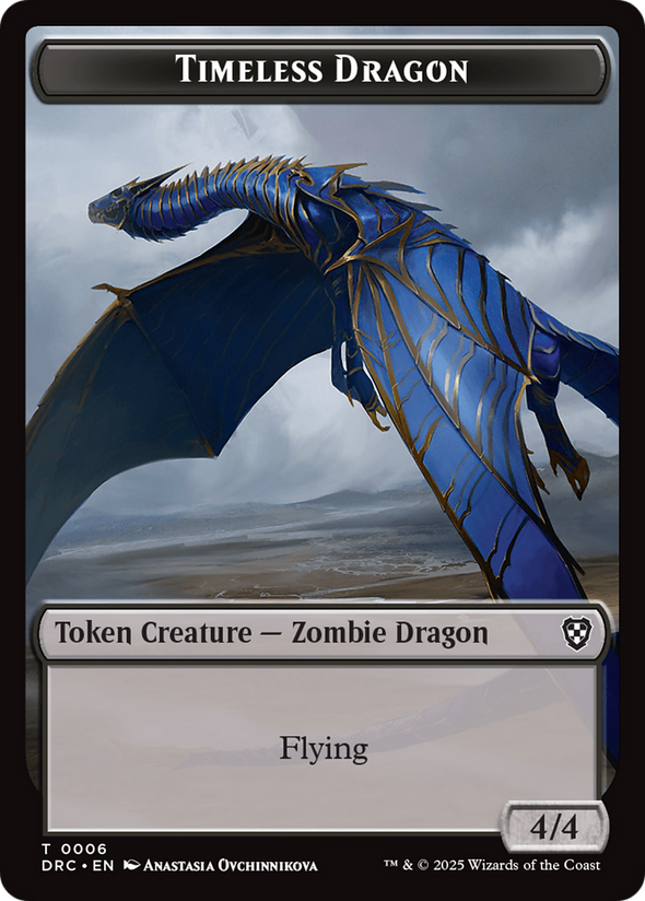 Timeless Dragon // Zombie Token (TDRC)