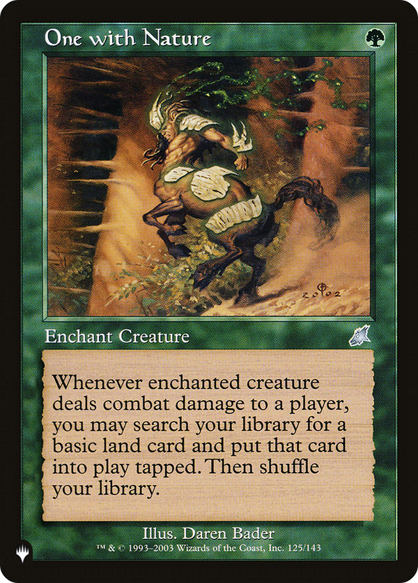 One with Nature - SCG Reprint (PLST)