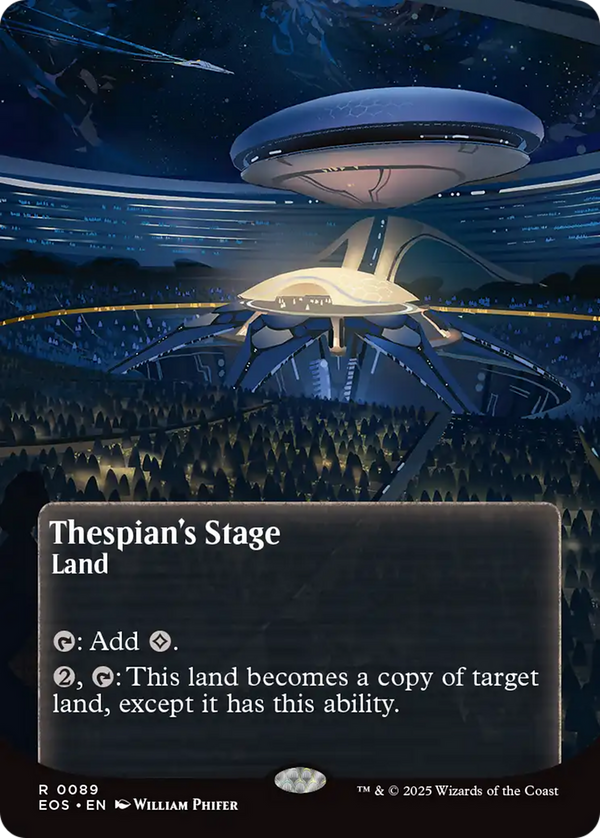 Thespian's Stage - Borderless Poster (EOS)