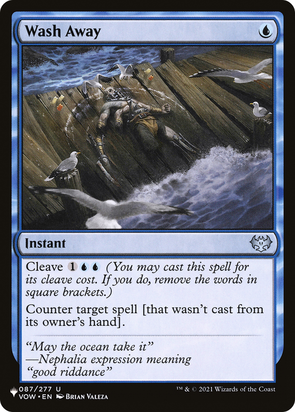 Wash Away - VOW Reprint (PLST)