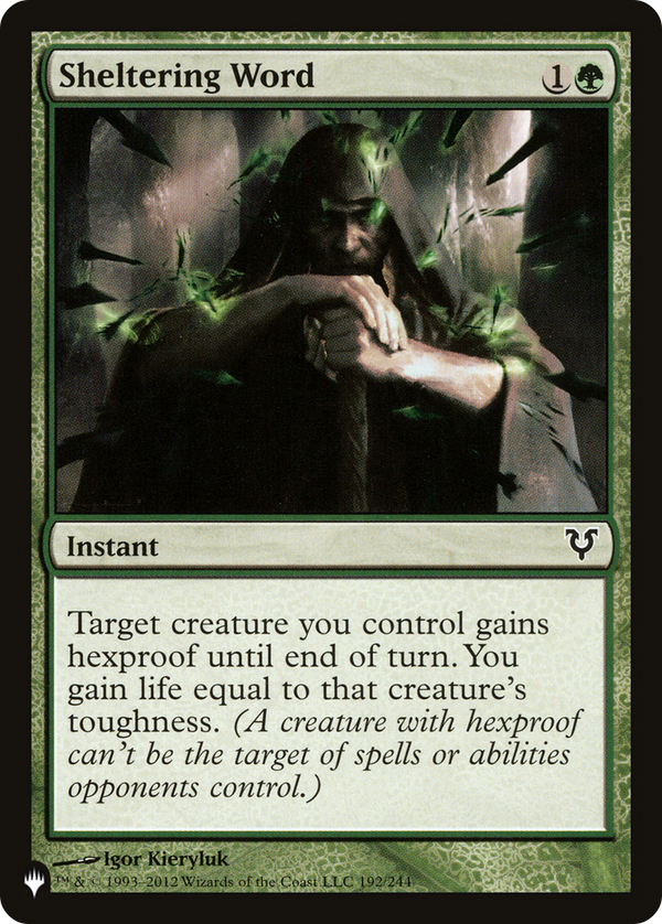 Sheltering Word - AVR Reprint (PLST)