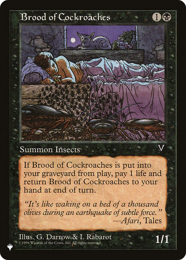 Brood of Cockroaches - VIS Reprint (PLST)