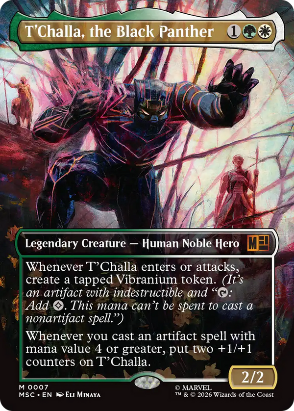 T'Challa, the Black Panther - Borderless (MSC)