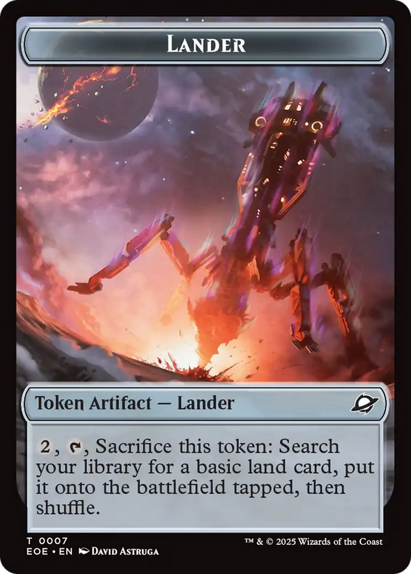 Lander // Human Soldier Token (TEOE)