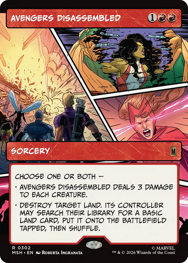 Avengers Disassembled - Panel Showcase (MSH) (Pre-Order)