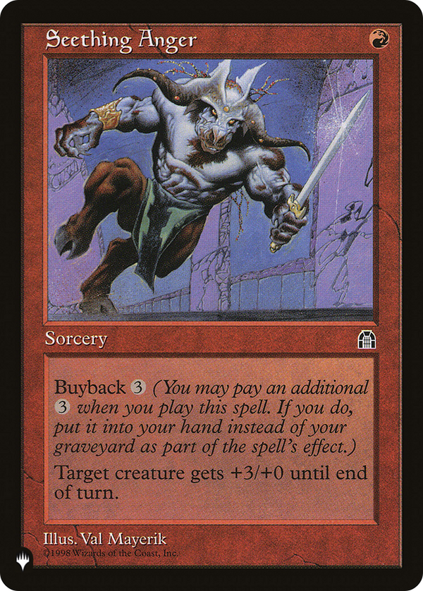 Seething Anger - STH Reprint (PLST)