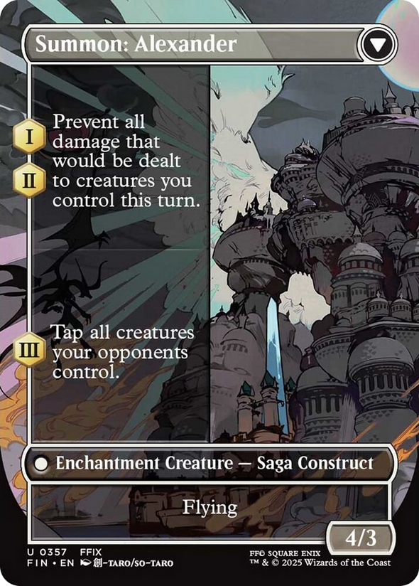 Crystal Fragments // Summon: Alexander - Borderless (FIN)