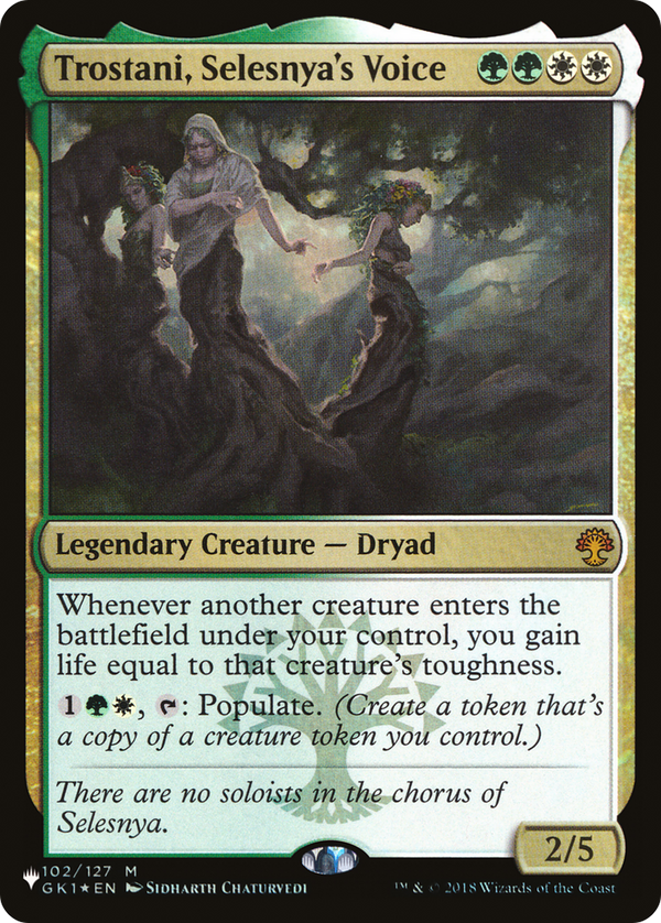 Trostani, Selesnya's Voice - GK1 Reprint (PLST)