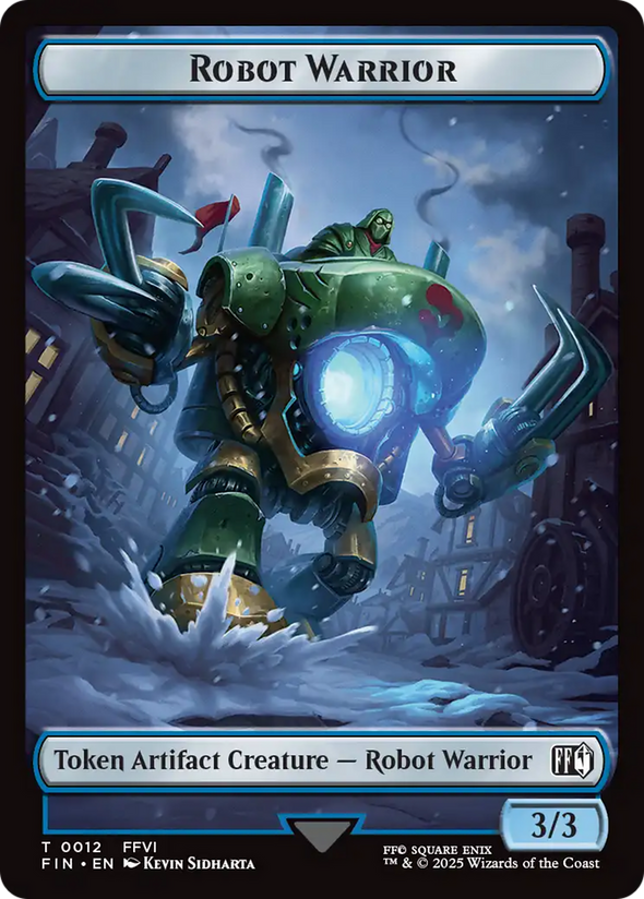 Robot Warrior // Copy Token (TFIN)