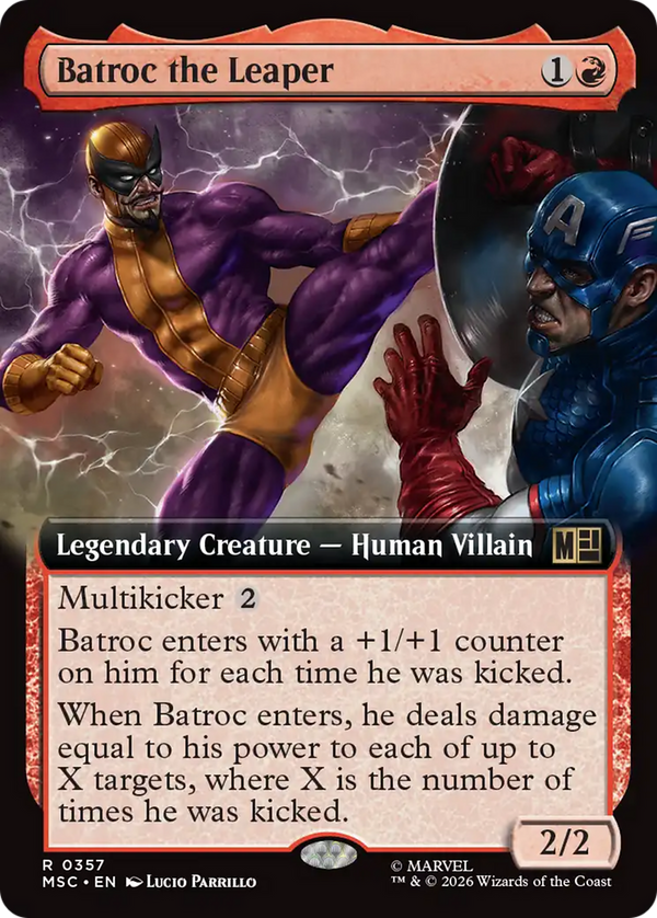 Batroc the Leaper - Extended Art (MSC) (Pre-Order)