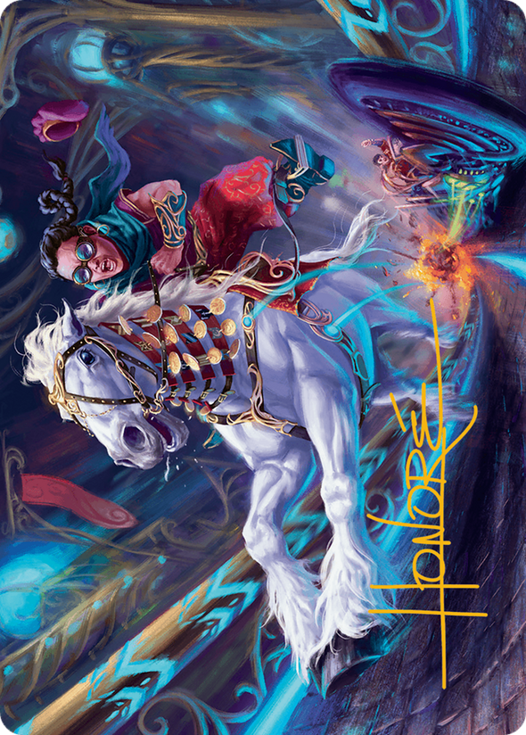 Gilded Ghoda - Art Series (Gold-Stamped Signature) (ADFT)