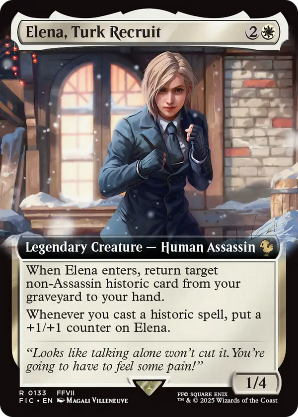 Elena, Turk Recruit - Extended Art (FIC)