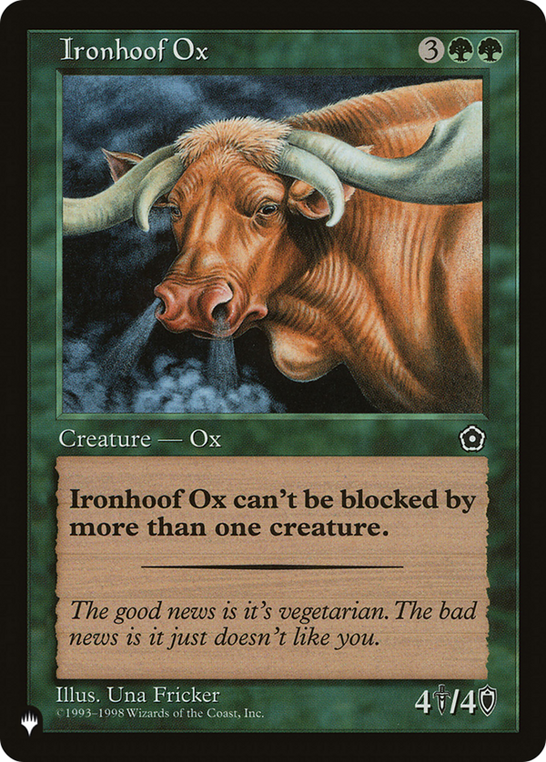 Ironhoof Ox - P02 Reprint (PLST)