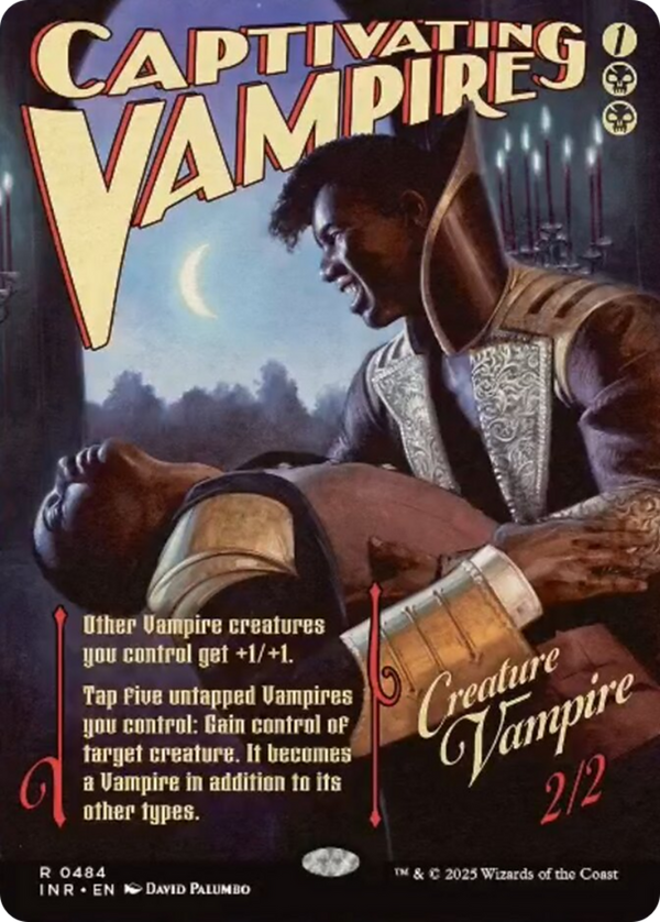 Captivating Vampire - Borderless Movie Poster (INR)