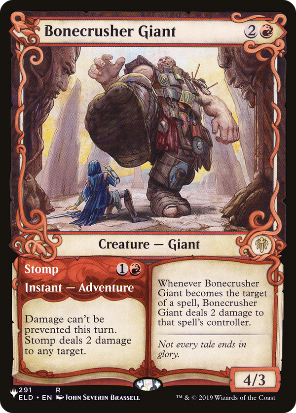 Bonecrusher Giant // Stomp - ELD Reprint (291) (PLST)