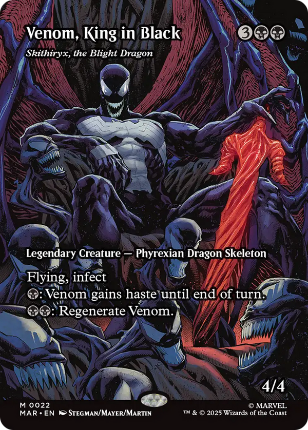 Venom, King in Black // Skithiryx, the Blight Dragon - Source Material Showcase (MAR)