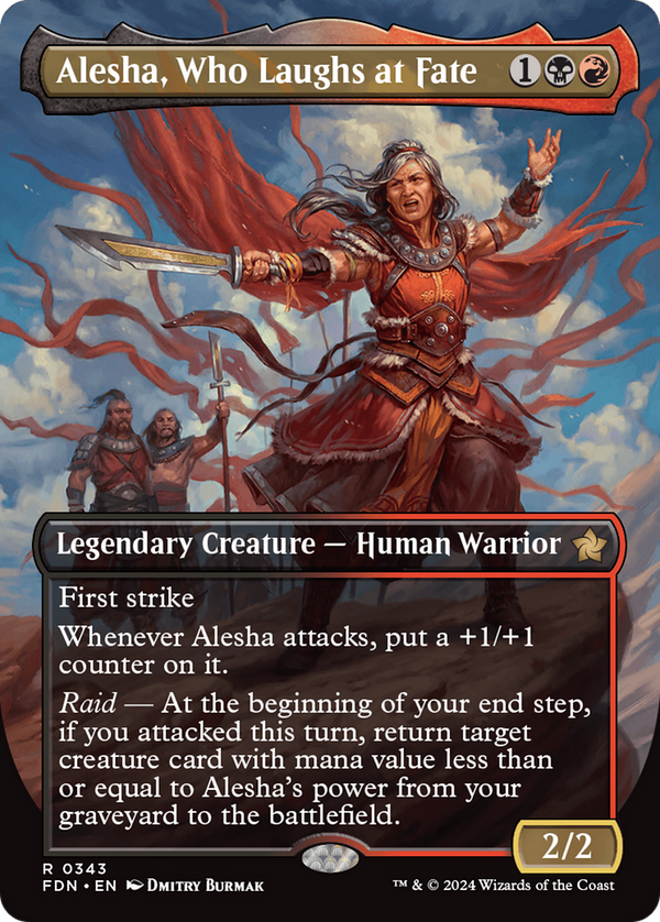 Alesha, Who Laughs at Fate - Borderless (FDN)