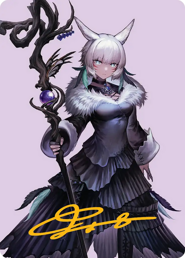 Y'shtola, Night's Blessed (053) - Art Series (Gold-Stamped Signature) (AFIN)