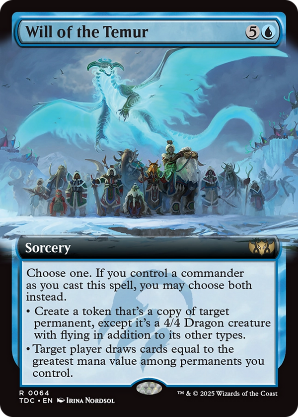 Will of the Temur - Extended Art (TDC)