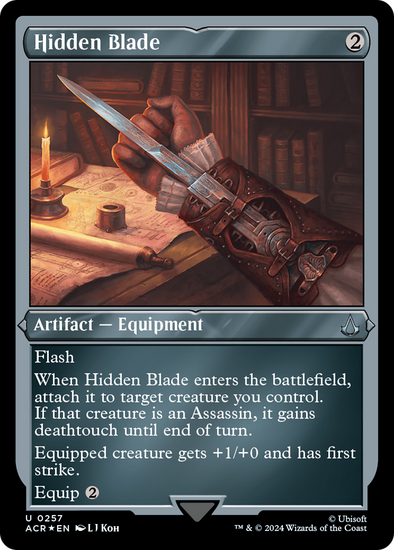 Hidden Blade (Etched) (ACR)