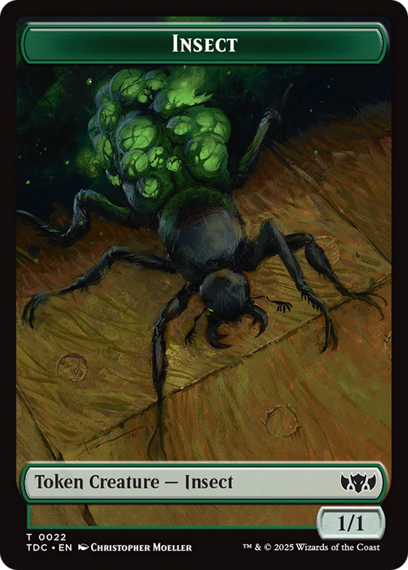 Insect (022) // Zombie Druid Token (TTDC)