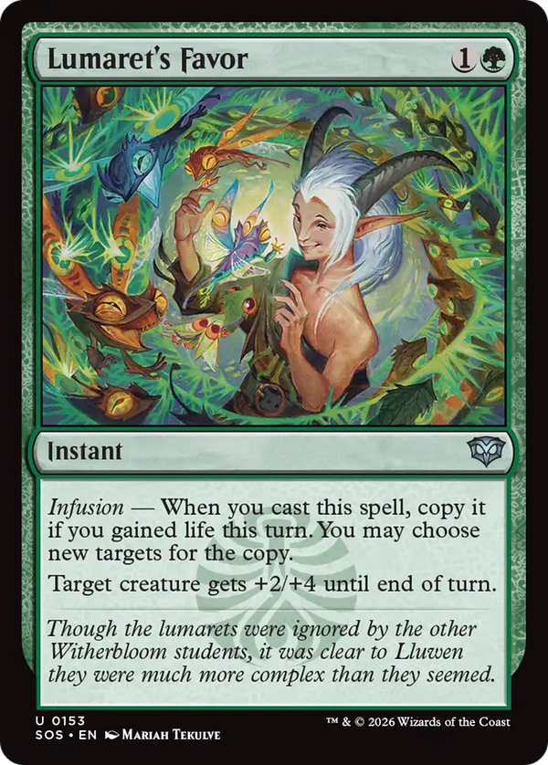 Lumaret's Favor (SOS)
