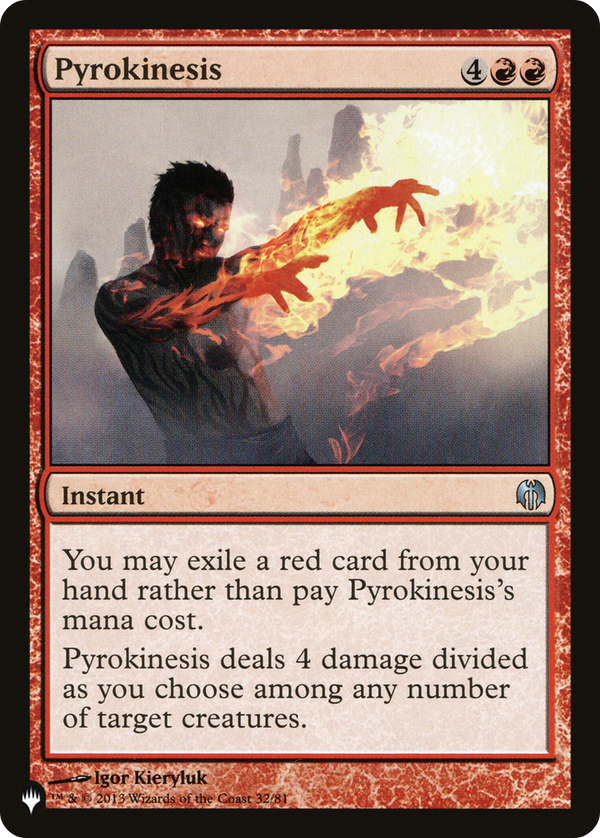 Pyrokinesis - DDL Reprint (PLST)