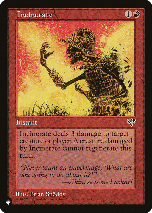 Incinerate - MIR Reprint (PLST)