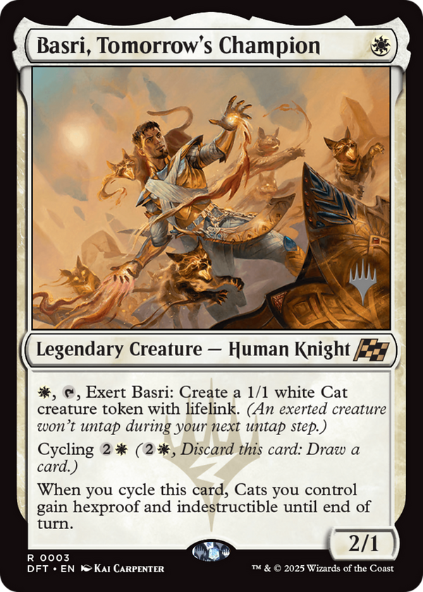 Basri, Tomorrow's Champion - Promo Pack (PDFT)
