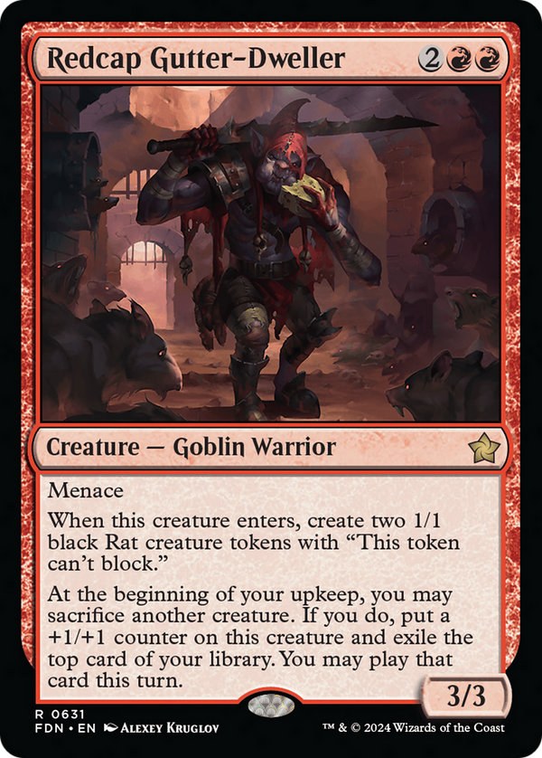 Redcap Gutter-Dweller (FDN)