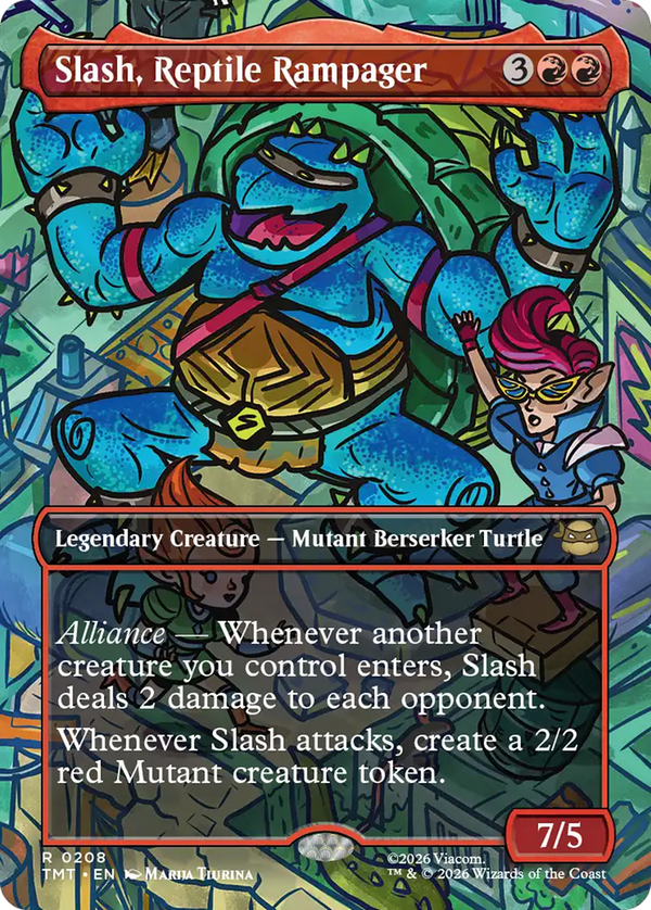 Slash, Reptile Rampager - Borderless Scene (TMT)