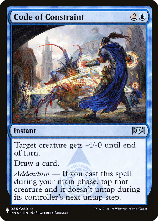 Code of Constraint - RNA Reprint (PLST)