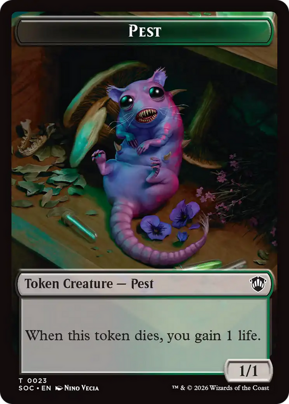Saproling // Pest (023) Token (TSOC)