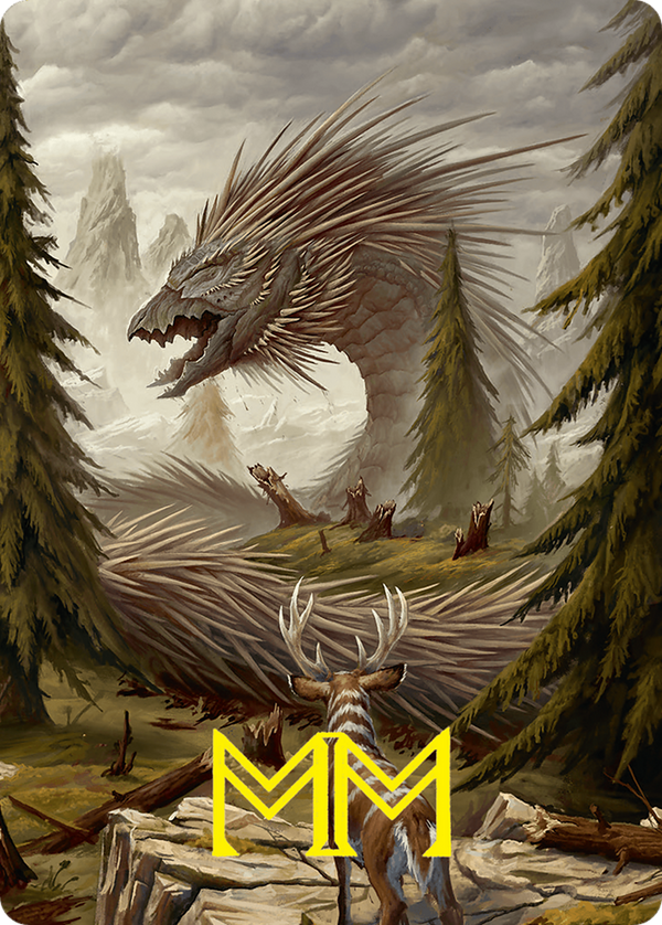 Quilled Greatwurm - Art Series (Gold-Stamped Signature) (AFDN)