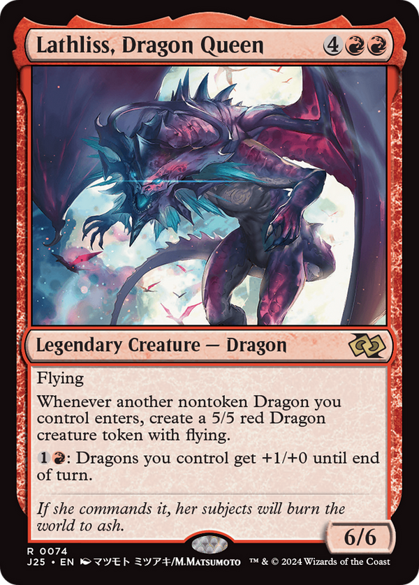 Lathliss, Dragon Queen (J25)