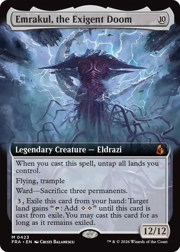 Emrakul, the Exigent Doom - Extended Art (FRA)