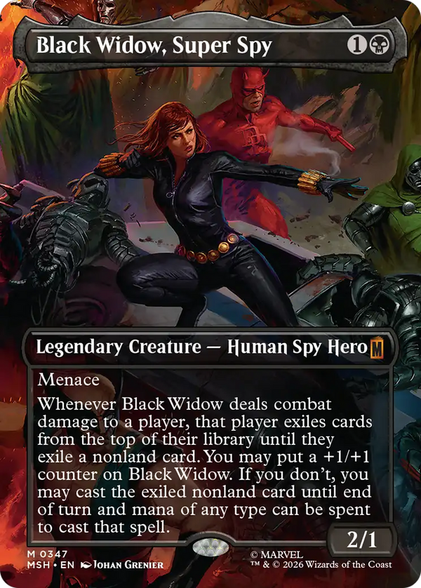 Black Widow, Super Spy - Borderless Scene (MSH) (Pre-Order)