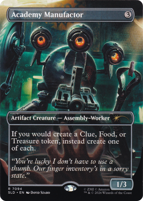 Academy Manufactor - FALLOUT Bonus Card (SLD)