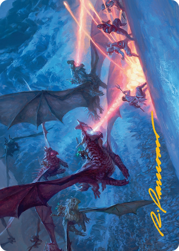 Dragonback Assault - Art Series (Gold-Stamped Signature) (ATDM)