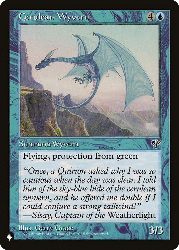 Cerulean Wyvern - MIR Reprint (PLST)
