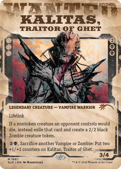 Kalitas, Traitor of Ghet - Showcase: Outlaws of Thunder Junction (SLD)