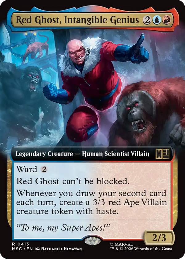 Red Ghost, Intangible Genius - Extended Art (MSC) (Pre-Order)