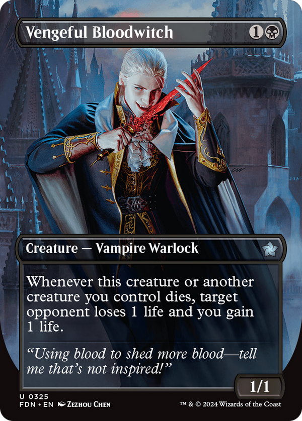 Vengeful Bloodwitch - Borderless (FDN)