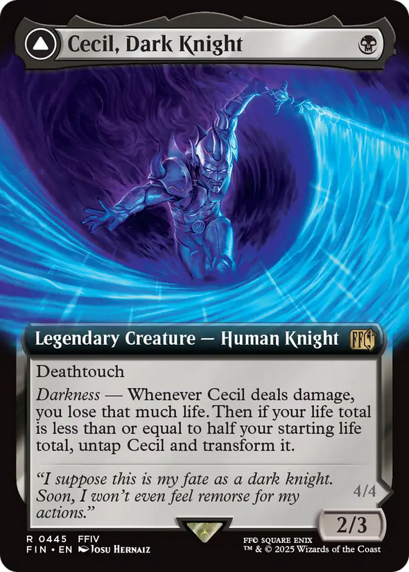 Cecil, Dark Knight // Cecil, Redeemed Paladin - Extended Art (FIN)