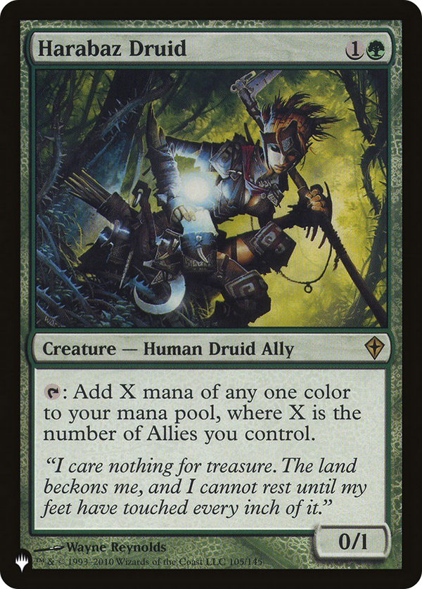 Harabaz Druid - WWK Reprint (PLST)