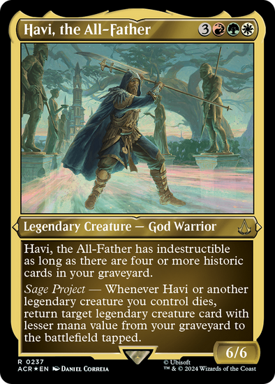 Havi, the All-Father (Etched) (ACR)