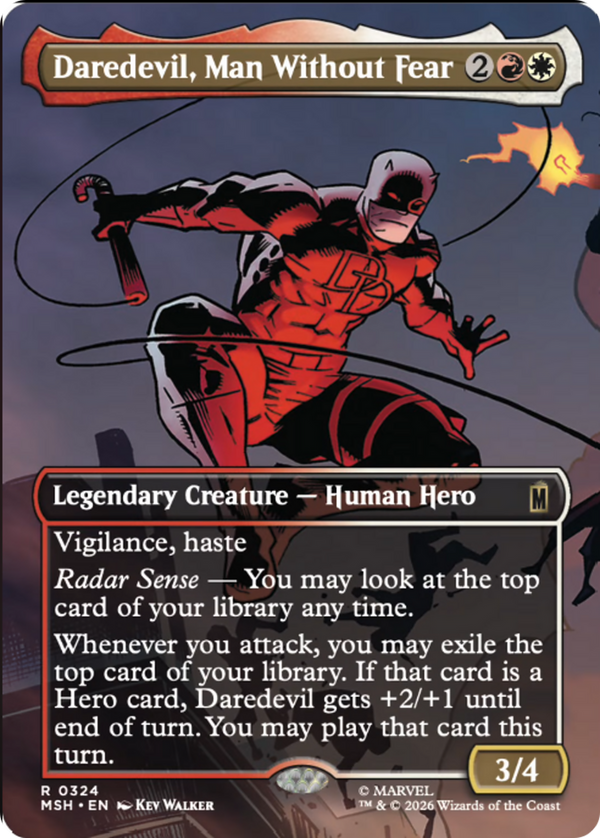 Daredevil, Man Without Fear - Borderless Scene (MSH) (Pre-Order)