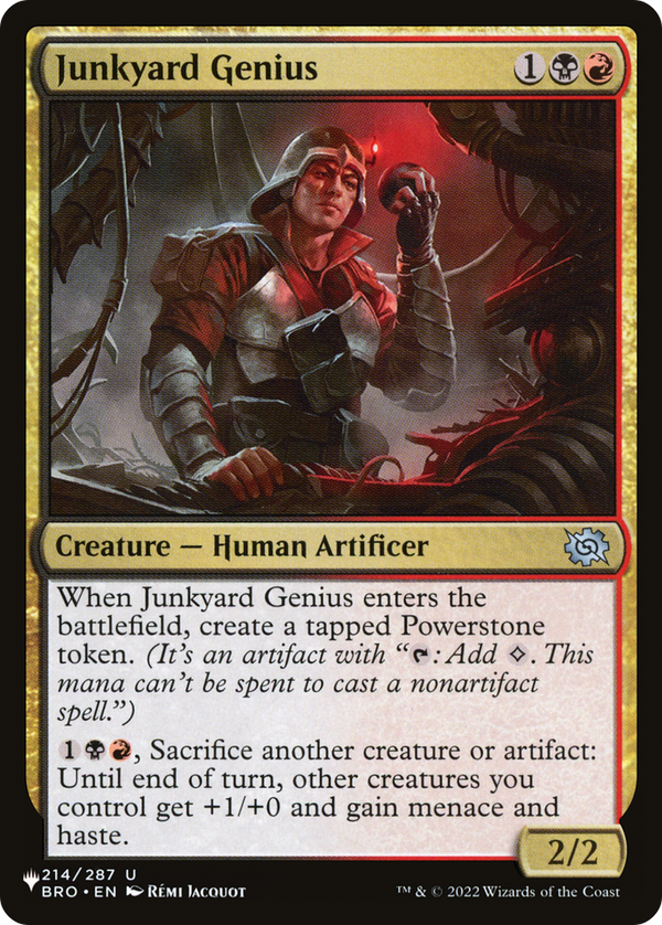 Junkyard Genius - BRO Reprint (PLST)