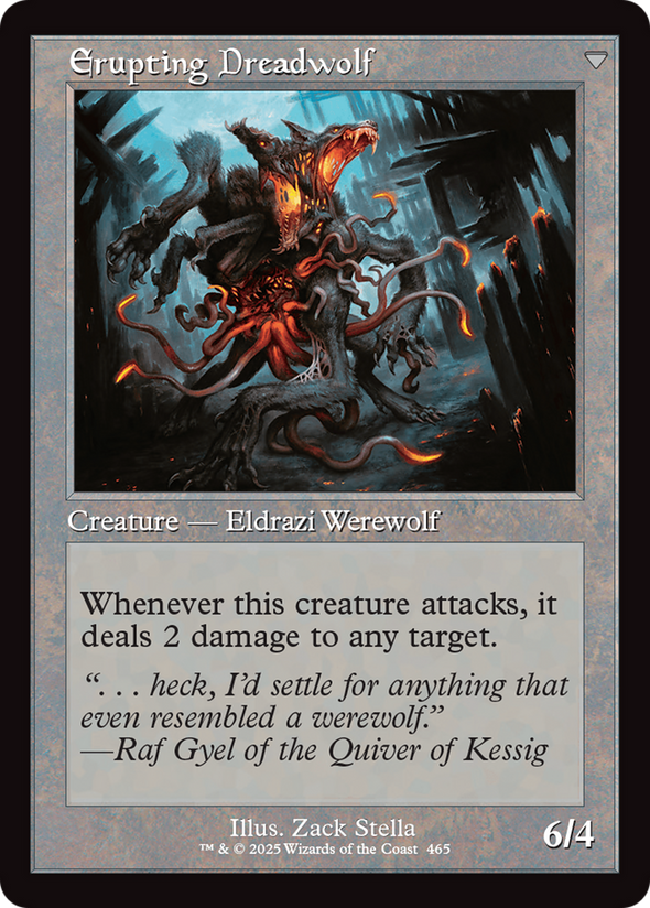 Smoldering Werewolf // Erupting Dreadwolf - Retro Frame (INR)